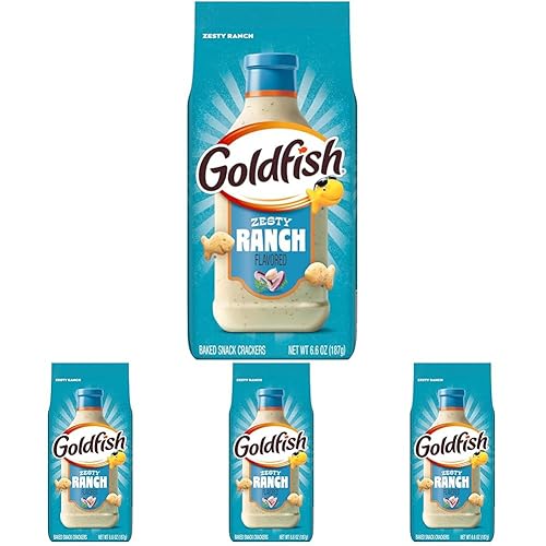 Miniatura 15 de Pepperidge Farm Goldfish Flavor Blasted Cheddar Jack'd Crackers, bolsa de 6.6 onzas