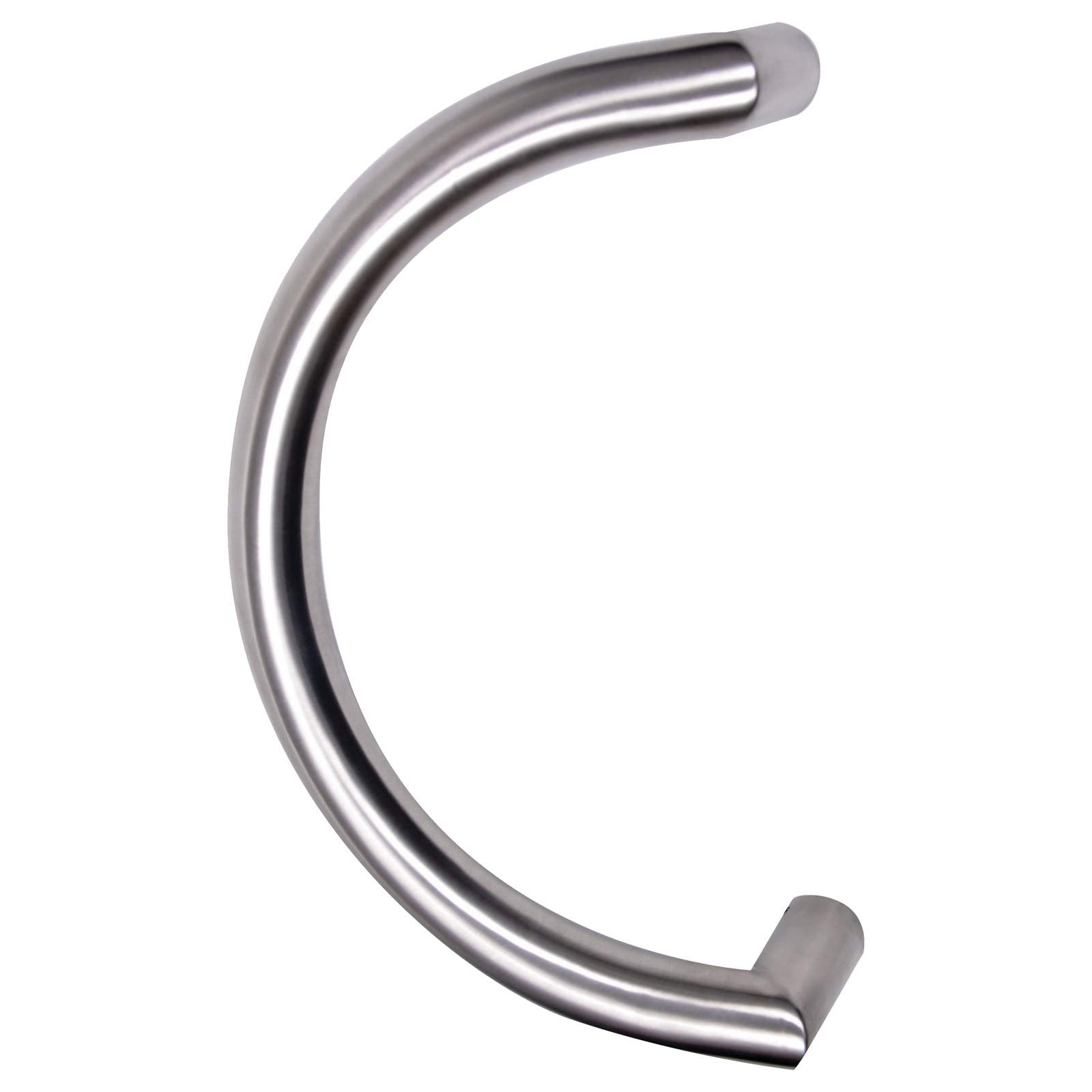 Semi Circle Pull Handle Bolt Through 32 x 300mm - Satin Stainless Steel