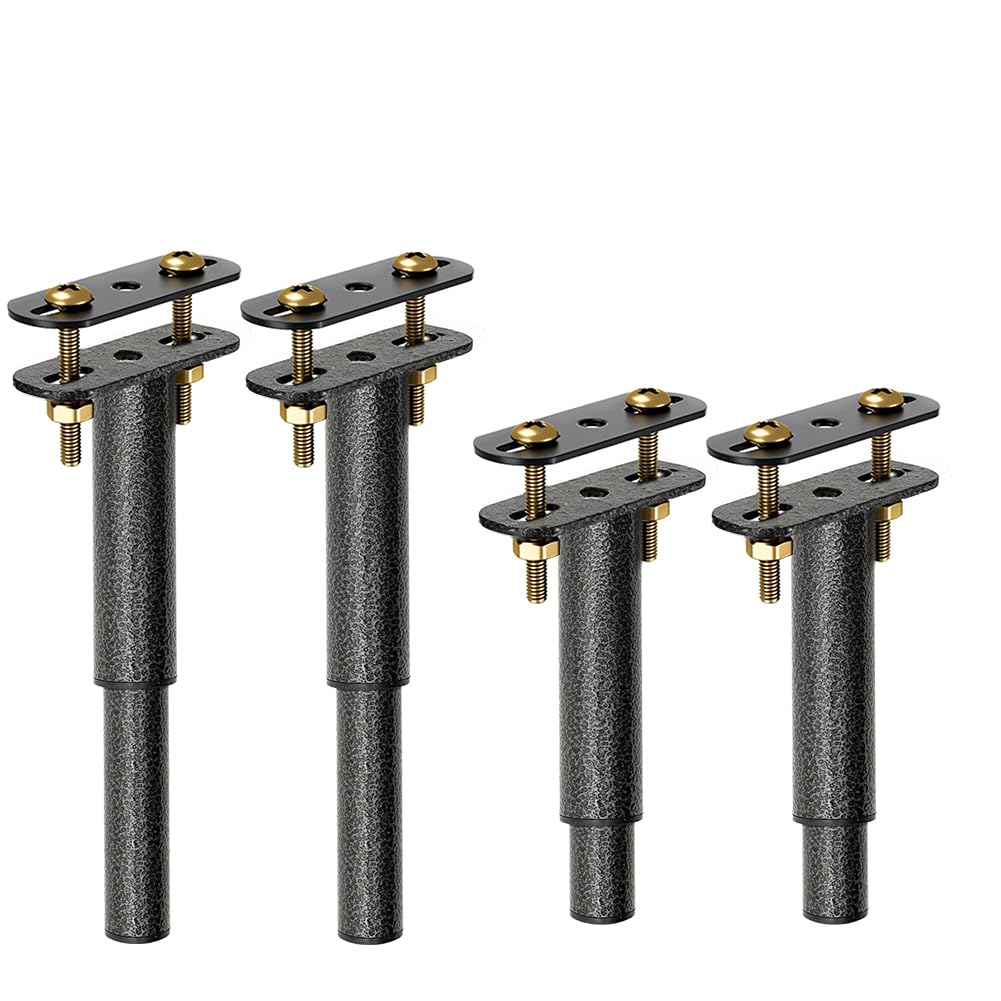 Patas ajustables para muebles de salón y dormitorio con acabado regulable metálico