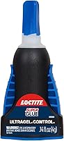 Vista 2 de Loctite Super Glue Ultra Gel Control, transparente, botella de 0.14 onzas líquidas, paquete de 3 – Superpegamento para plástico, madera, metal