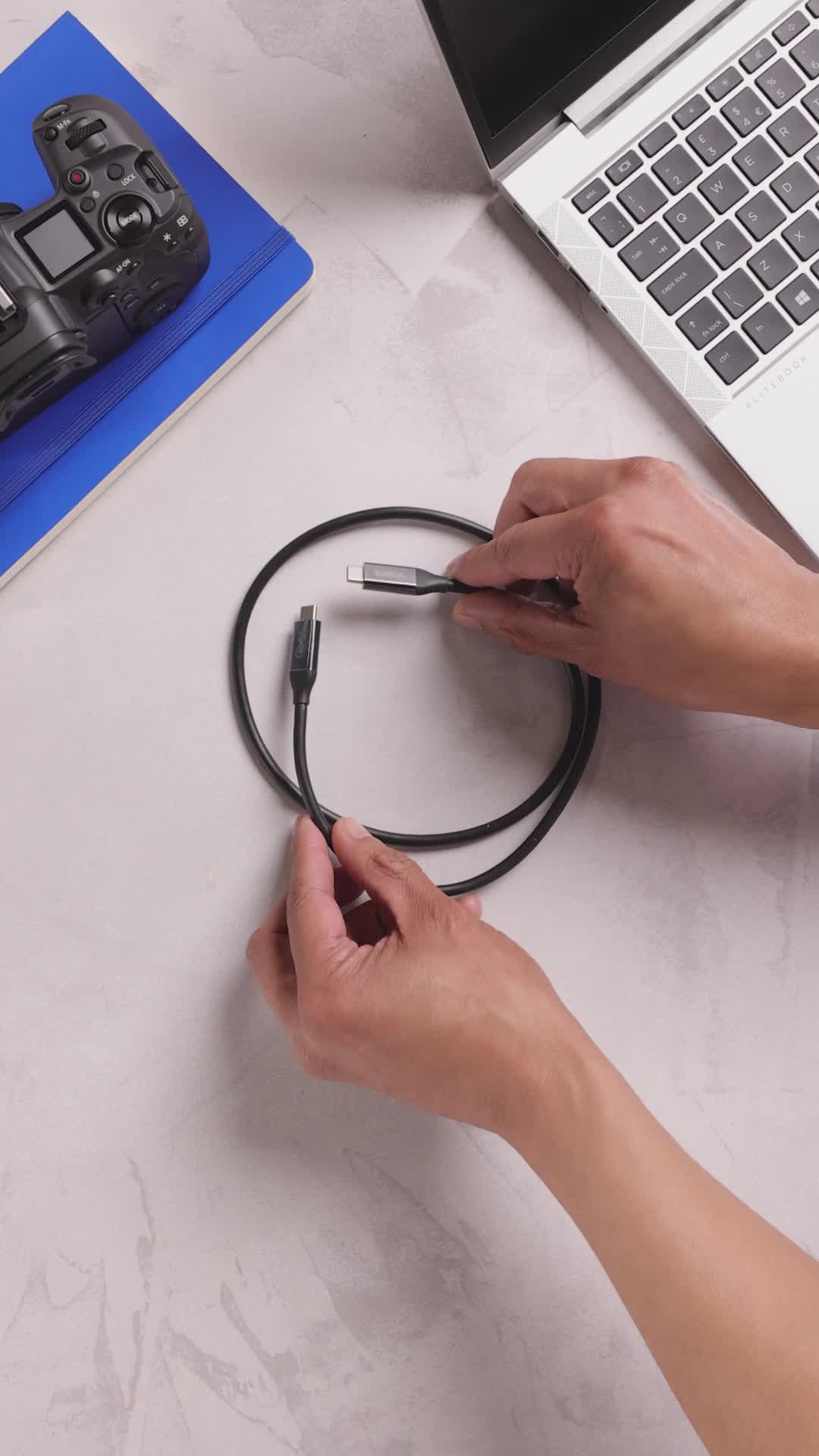 Cable Thunderbolt 3 USB 4 Coaxial Con Carga Rápida PD De 40 Gbps, 5 A Y - Foto 6