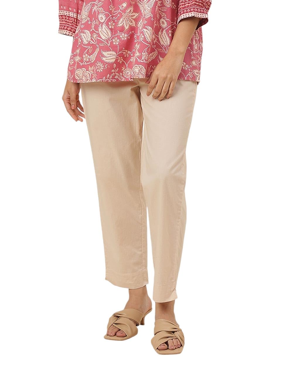 KASHISHIYA Straight Fit Cotton Trouser Pants for Womens & Girls