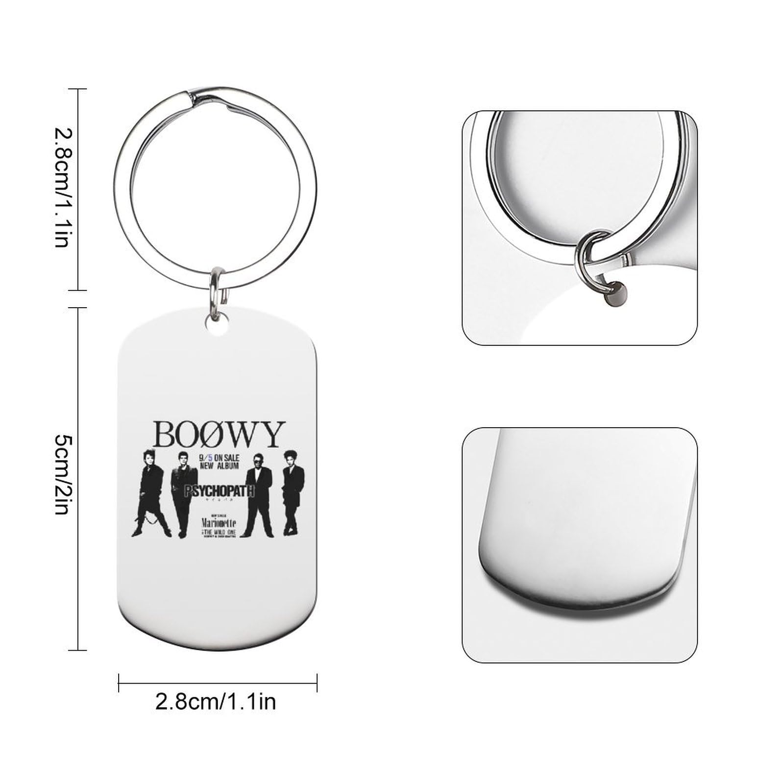 Amazon.co.jp: キーホルダー ボウイ Boowy BOØWY キーリング Keyring