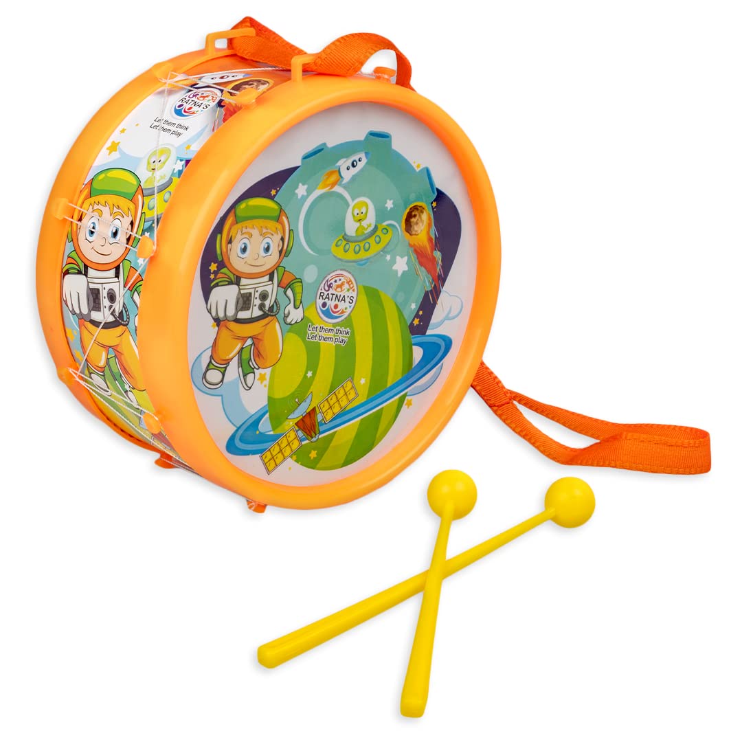 See full amazon price history chart for Ratnas Rhythm Musical Drum Junior Space Print Musical Instrument Toy Drum Set with 2 Sticks & Hanging Strap for Toddlers, Kids Ratnas Rhythm Musical Drum Junior Space Print Musical Instrument Toy Drum Set with 2 Sticks & Hanging Strap for Toddlers, Kids (B0B1594N1Z) Amazon Price History, Amazon Price Tracker