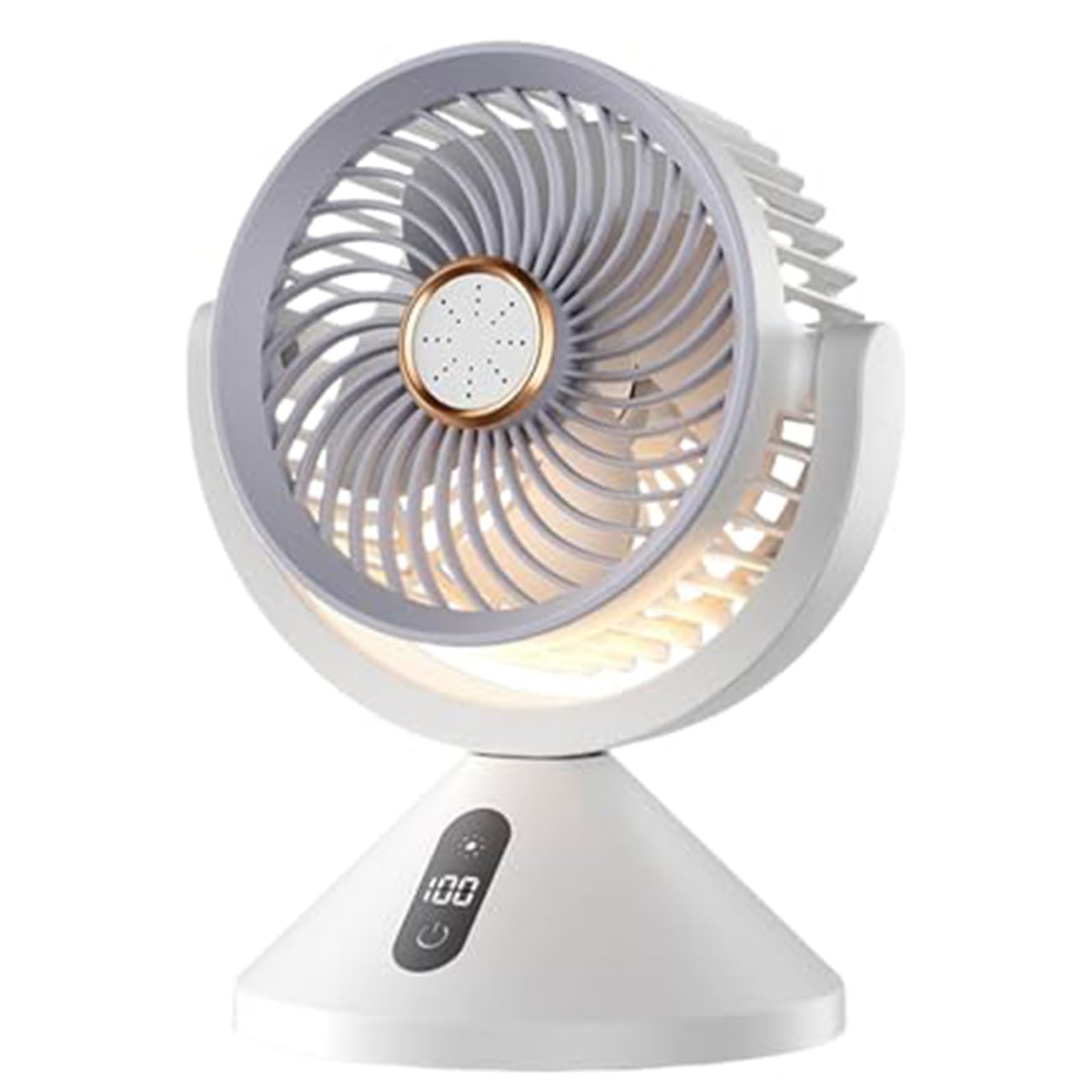 Ventilateur de bureau silencieux suspendu pour lecture au chevet