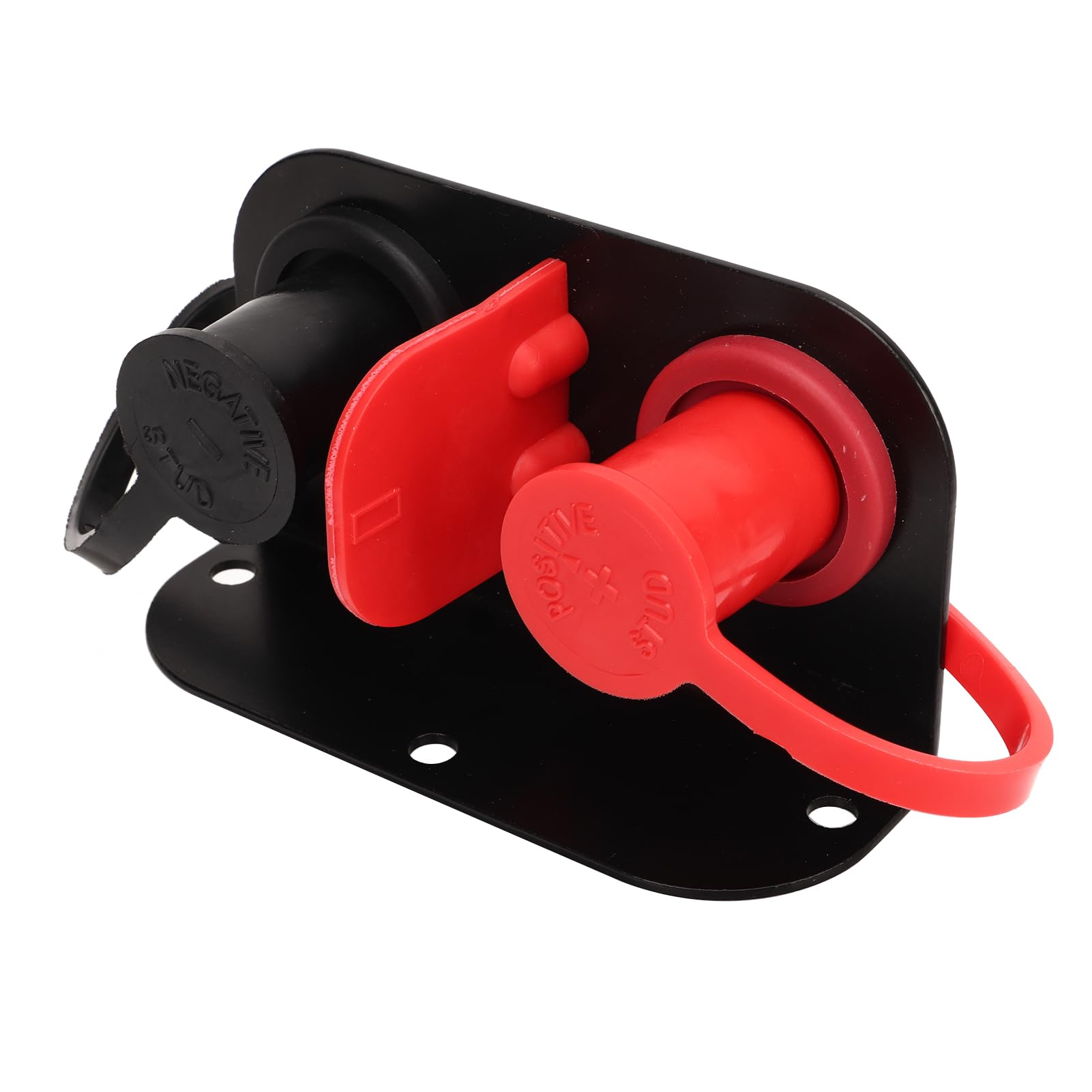 Kit de Relocalisation de Borne de Batterie de Véhicule de Charge de Poteau de Saut à Distance de Batterie Compatible avec 250A M10x2 avec Languette de sécurité et Capuchon D'écrou en Laiton