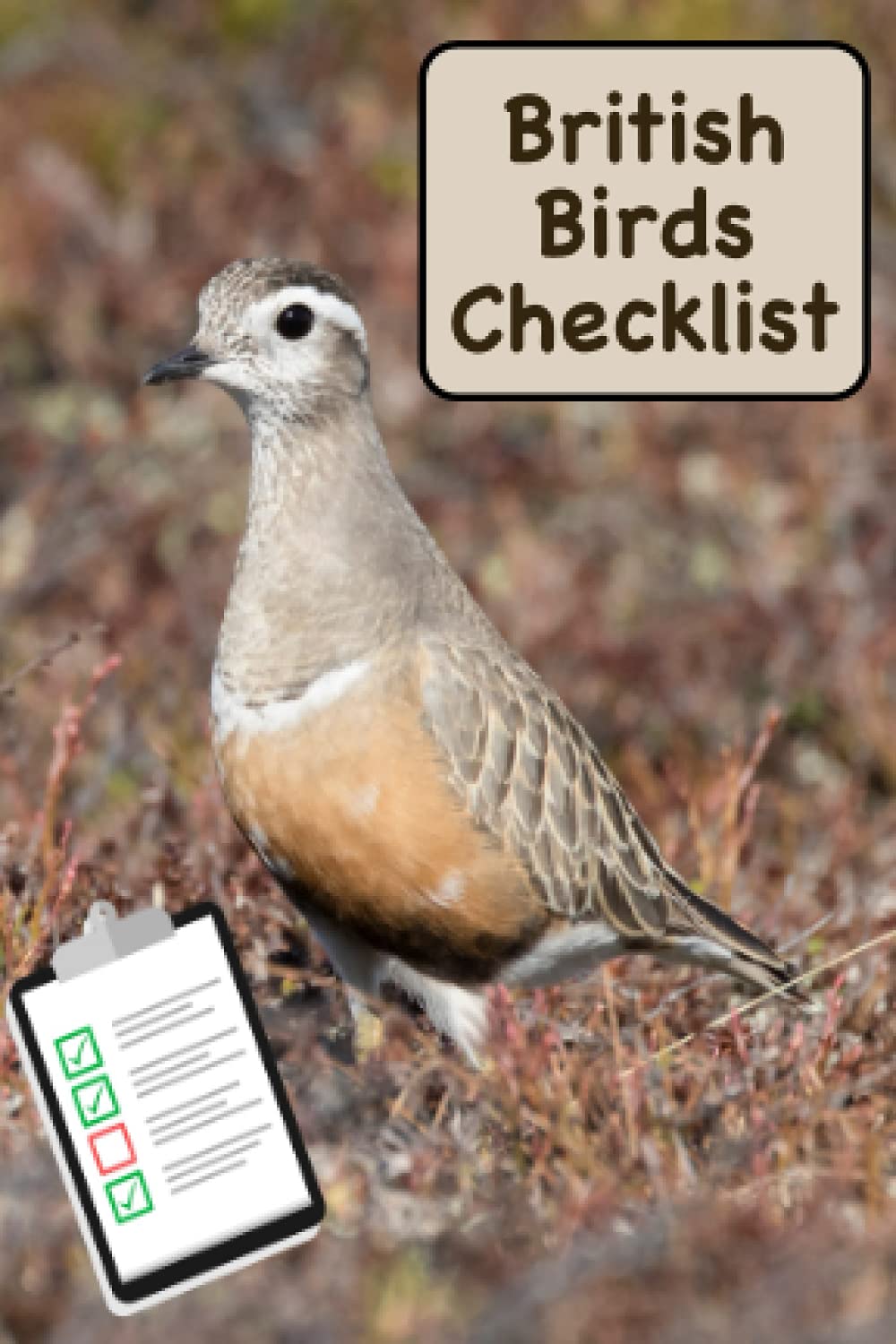 Buy British Birds Checklist Birders field check list, Species tick