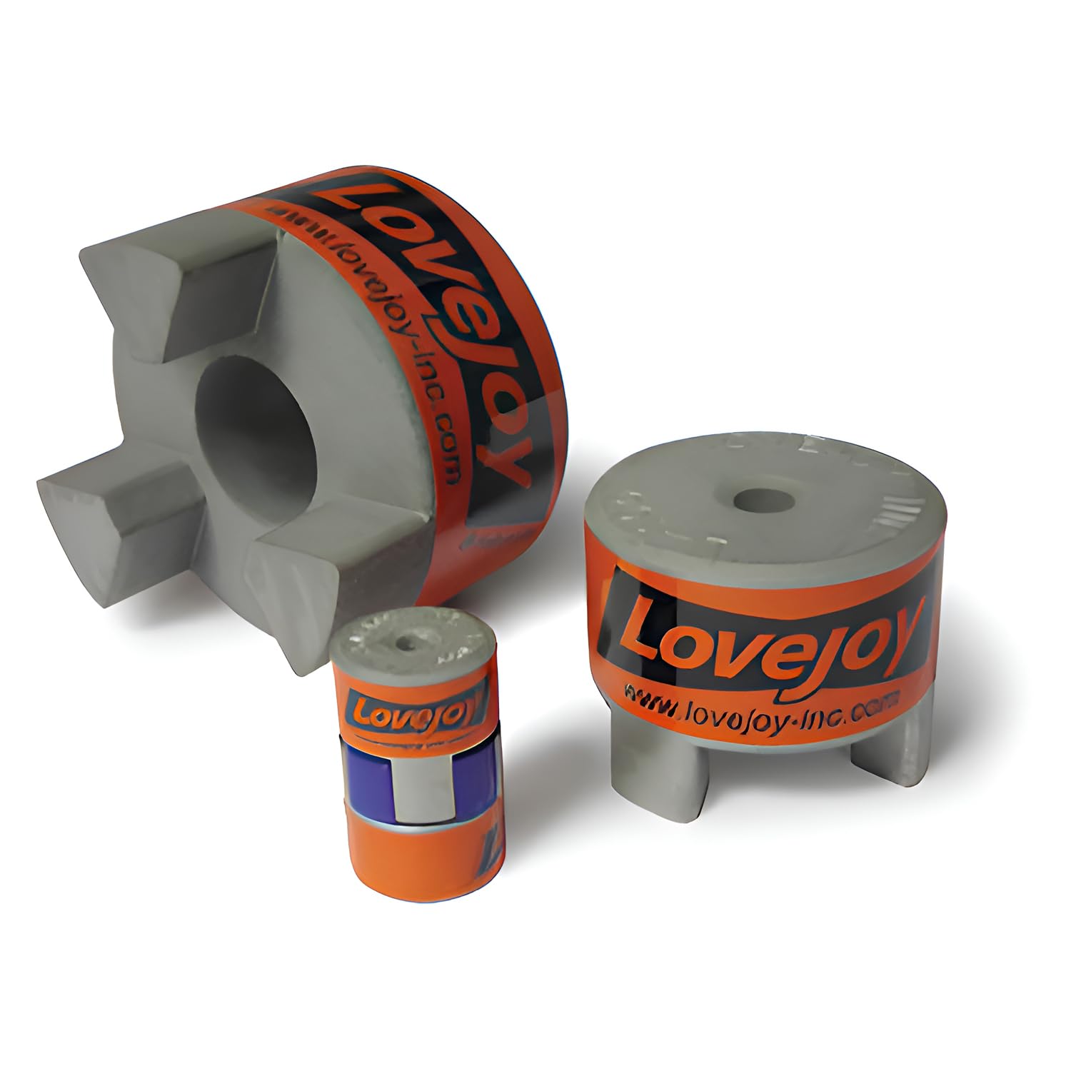 Lovejoy 10693 Size L075 Standard Jaw Coupling Hub, Sintered Iron, Metric, 15 mm Bore, 1.75