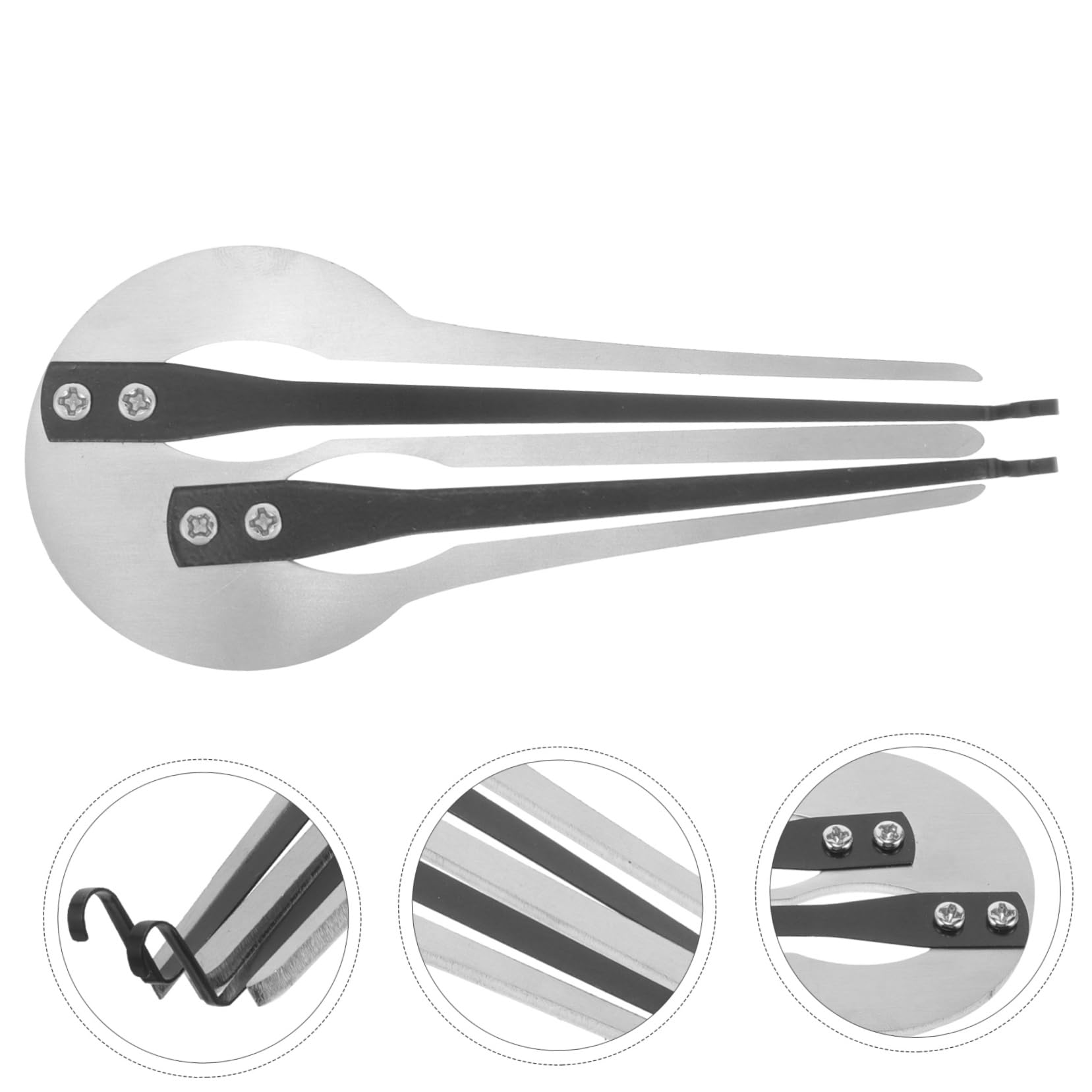 VANZACK 2 Pezzi Strumento Musicale Bocca Ebraica Portatile in Metallo Arpa Mini Facile da per Principianti con Suono Chiaro e Overtone per Creare Melodie e Ritmi Variabili