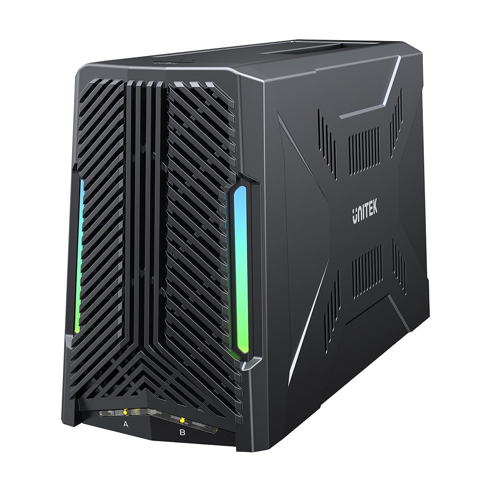 Estación de acoplamiento USB-C para SATA y PCIe SSDs/HDD de UNITEK
