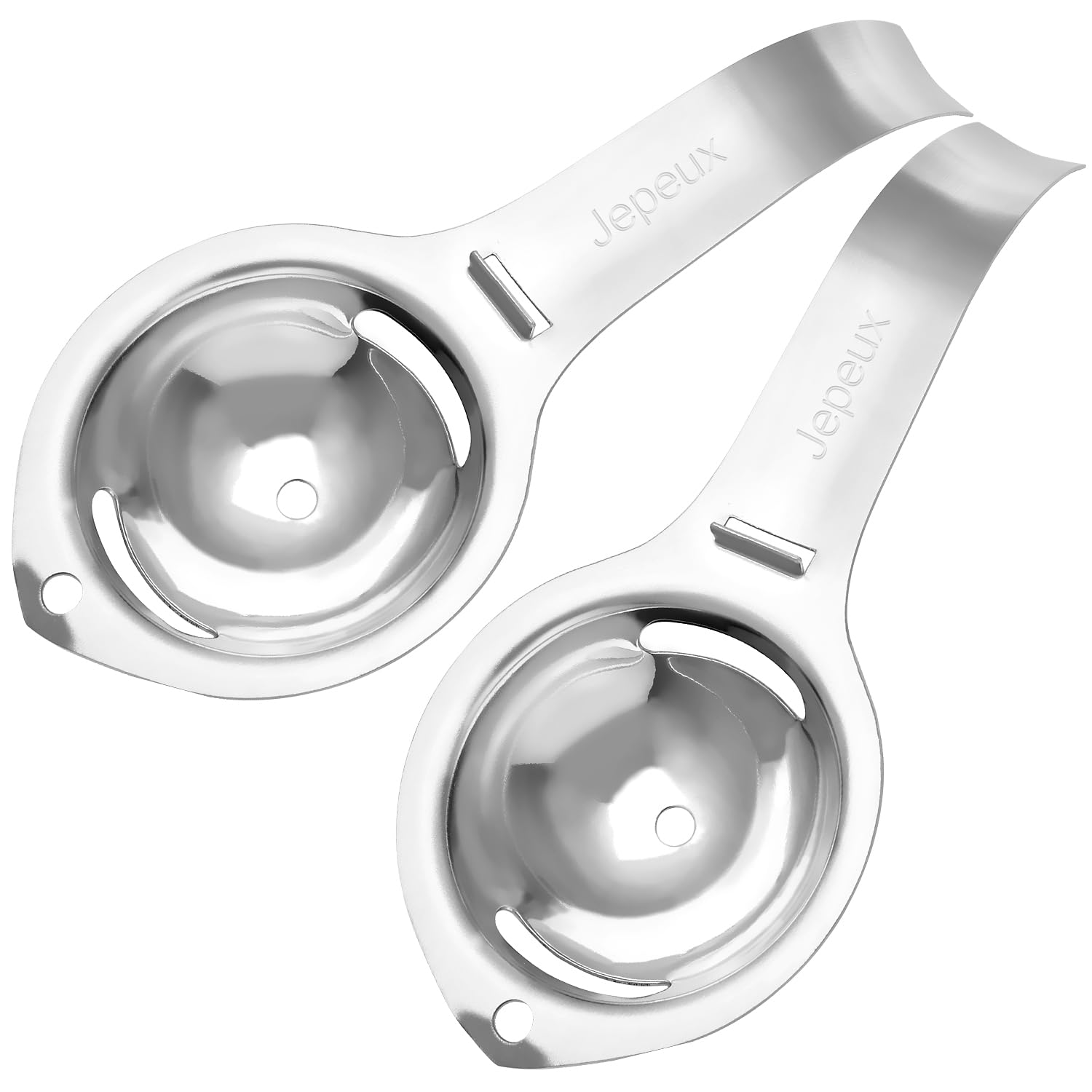 2 Pieces Egg separator, egg white and yolk separator, stainless steel, health and safety, separator, kitchen gadgets