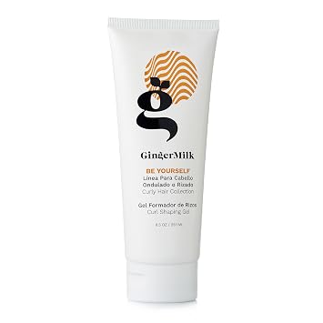 Ginger Milk Curl Defining Gel for Curly, Wavy and Coily Hair