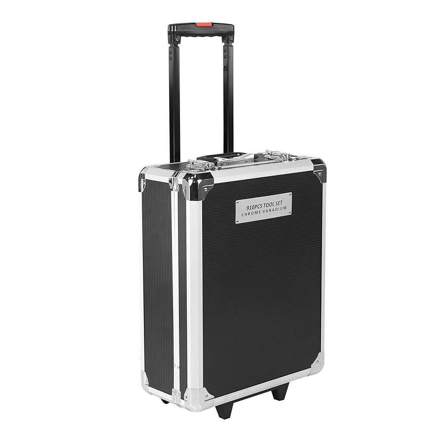 Tool Box with Tools 910pcs Household Tool Set with Aluminum