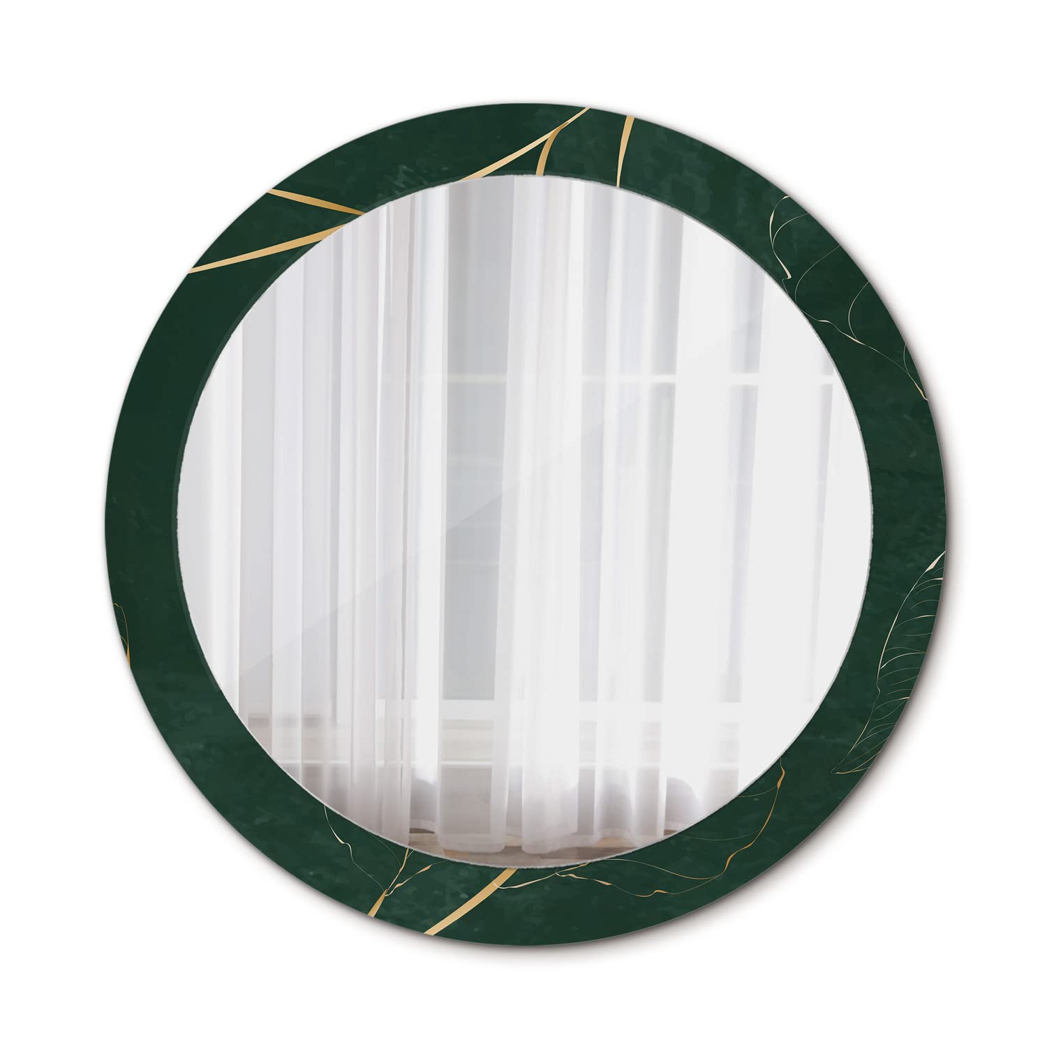 Miroir maquillage femme rond Ø80 cm idéal pour illuminer une salle de bains chic au quotidien