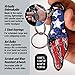 MUNIO Self Defense Keychain, Flat Kubaton Endorsed by Police, Military & Martial Artists, Made in USA, Take on Airplane, No Risk of Personal Harm Like Pepper Spray & Stun Gun, EDC Self Defense Weapon