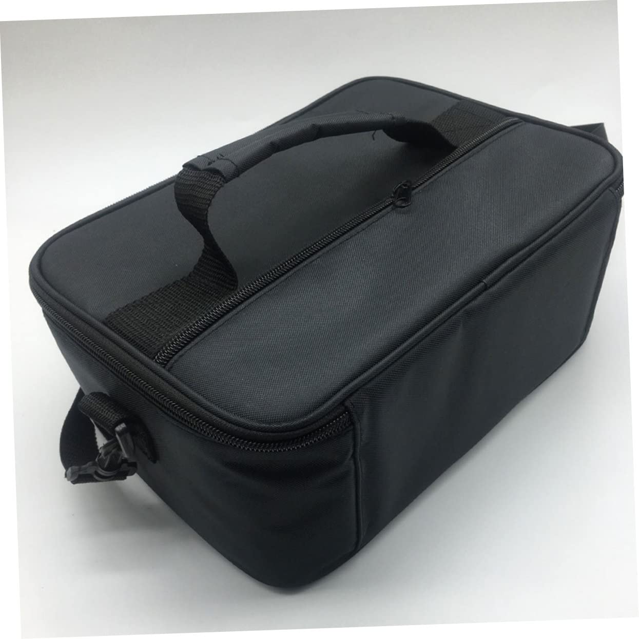Sacca Merenda Scuola Termica 20l Oxford Nero, e Leggera, Manico, per Ufficio e Scuola, Porta Pranzo