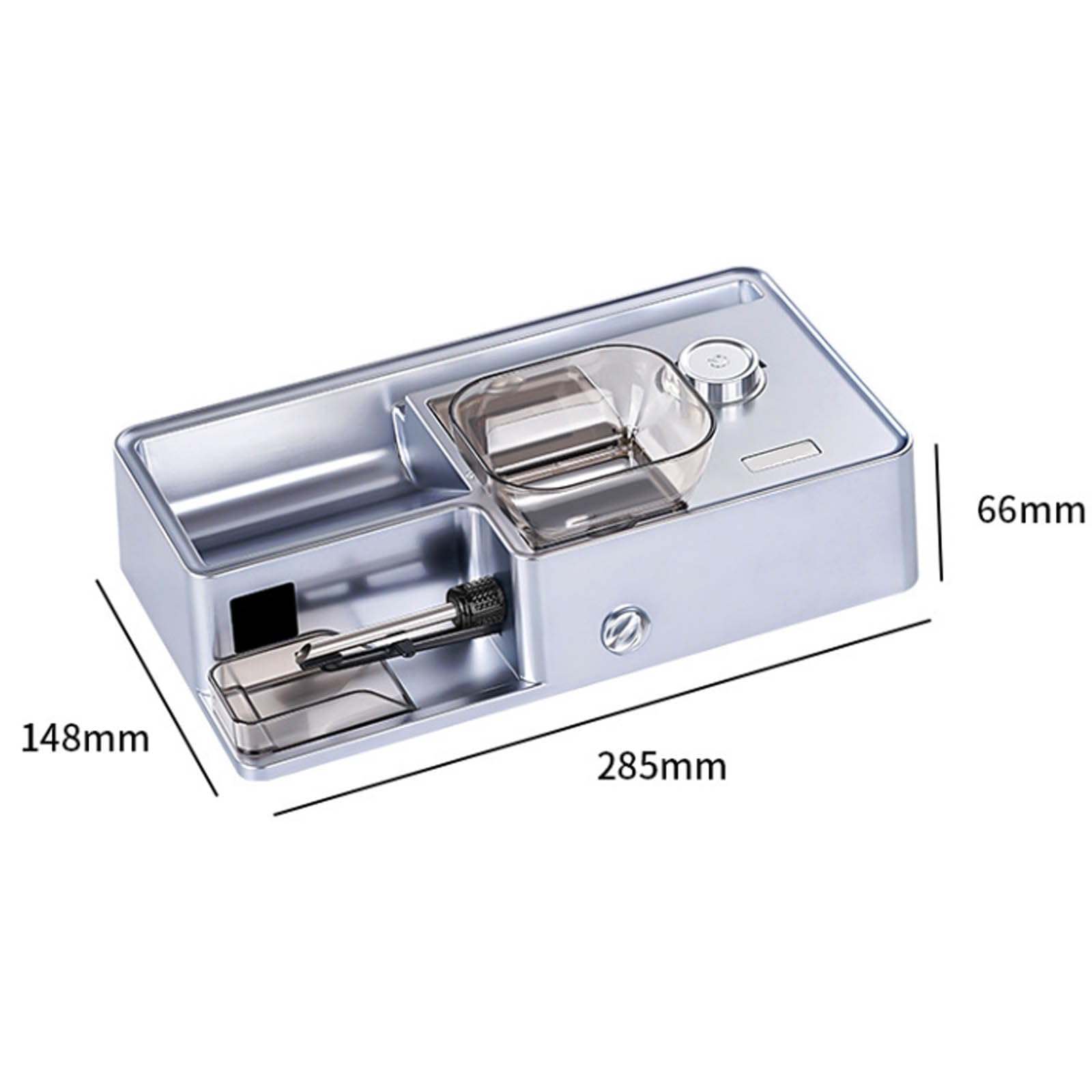 Macchinetta Riempitubi Elettrica, Macchinetta per Sigarette Elettrica Auto-Sensing Conteggio Intelligente Tabacco per Sigarette 8,0 mm; 6,5 mm; 5,5 mm Black