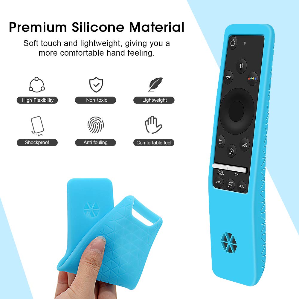 Custodia In Silicone Per Telecomando BN5901480A / BN5901480L – Antiscivolo, Resistente Alle Macchie, Compatibile Con Ricarica Solare