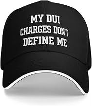 My DUI Charges Don't Define Me Hat for Men Black Women Funny Dirty Trucker Hat for Men Dirty Gift