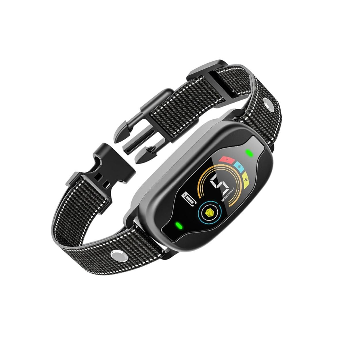 Dog Bark Collar, Rechargeable Smart Collar, Anti Barking Training Collar with 5 Adjustable Sensitivity Beep Vibration Shock, Bark Collar for Large Medium Small Dogs