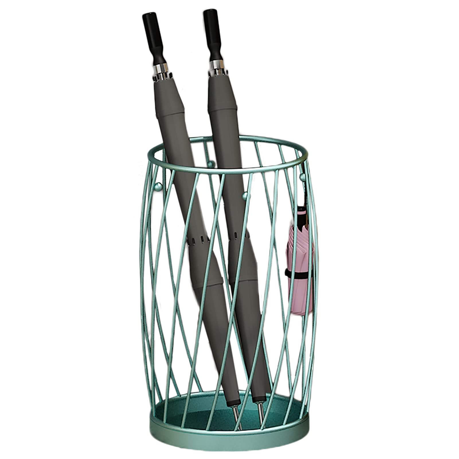 GHHVFEC Umbrella Stand Rack with Bottom Water Tray, Freestanding Umbrella Holder for Entryway Hallway Home Office