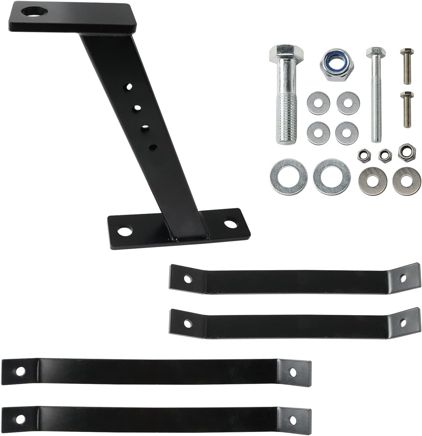 LAFORMO Lawn Tractor Trailer Hitch, Fits Lawn Mower, Garden Tractor, Iron Construction, Compatible Trailer-Hitch Balls 3/4'' Shank Or Smaller, Installation Instructions (LFMOT001228)