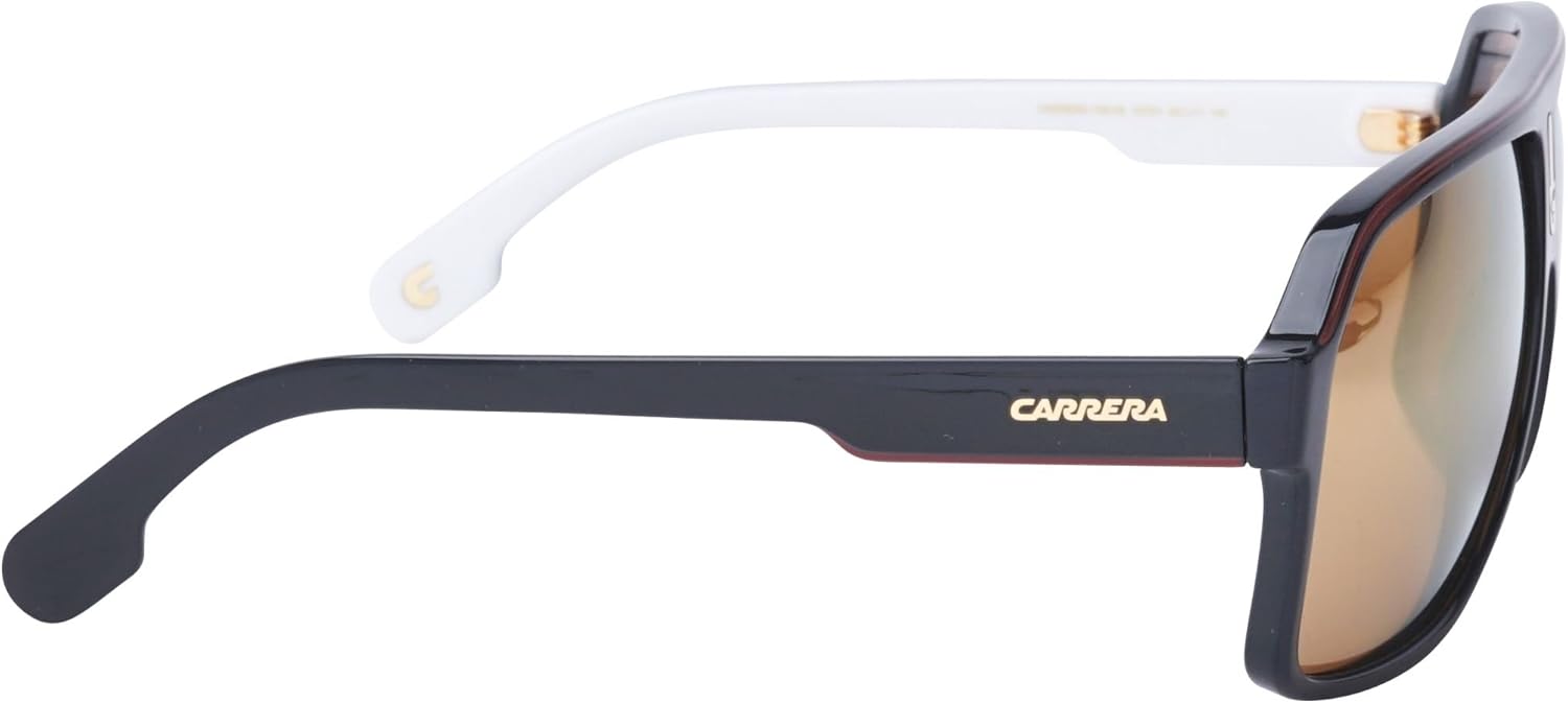 Carrera Men's CA1001/S Pilot Sunglasses, BLK REDGD, 62 mm