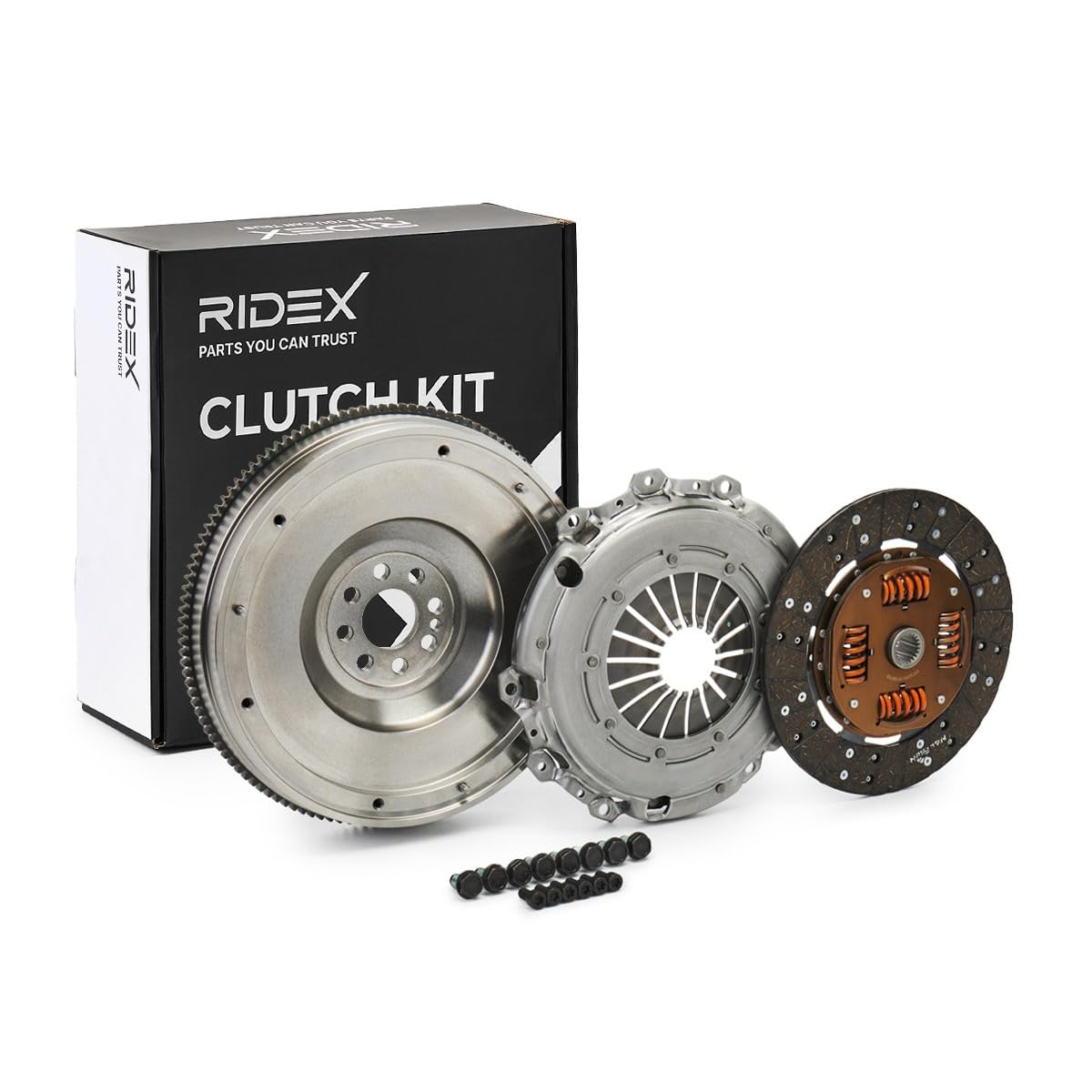 RIDEX 479C0268 Kit de embrague con volante monomasa sin desembrague central No se requiere una herramienta especial para montaje Compatible con NISSAN Qashqai/Qashqai +2 I J10, NJ10