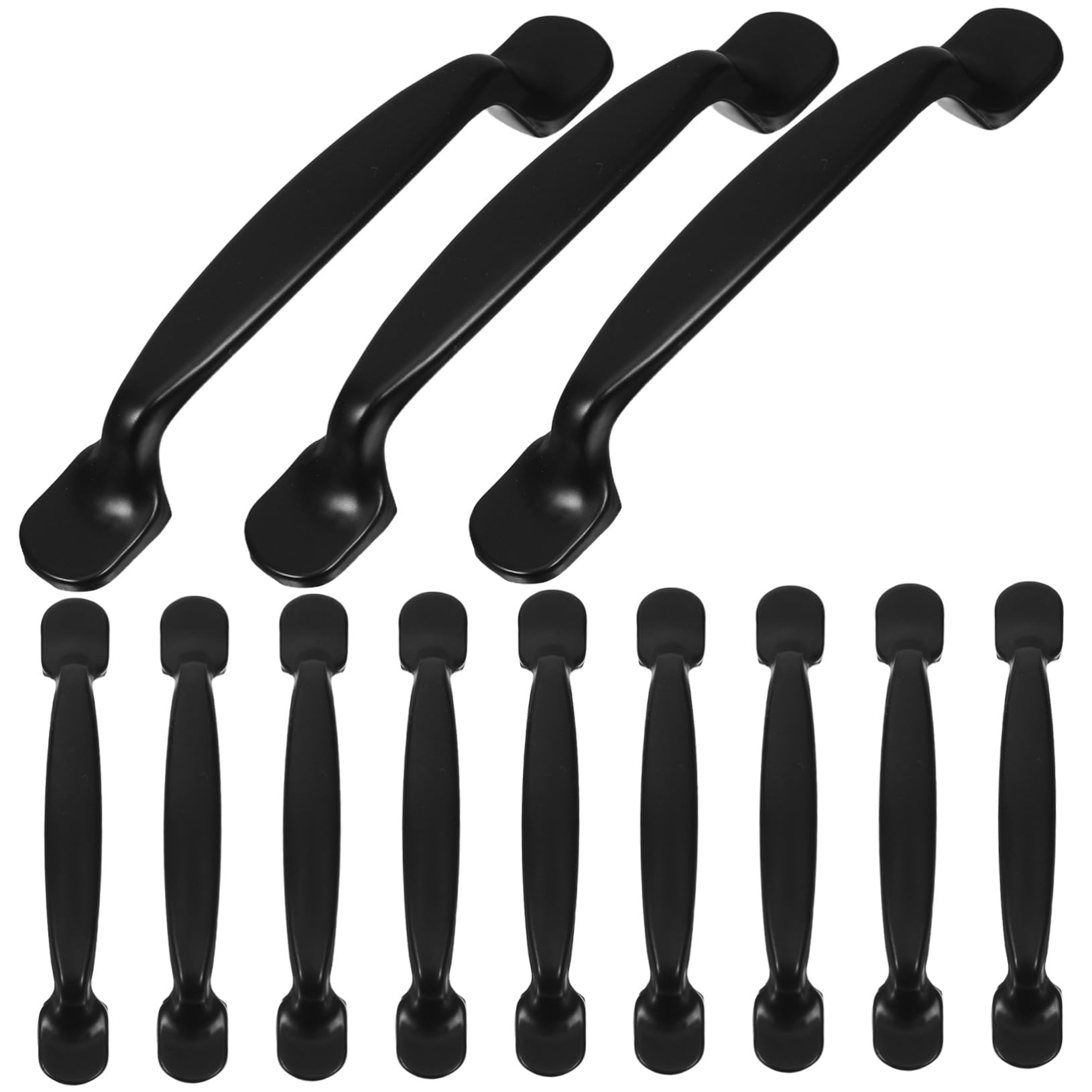Tiradores de aluminio negro para transformar tu cocina y baño