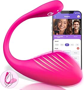 Pareja usando juguetes con app