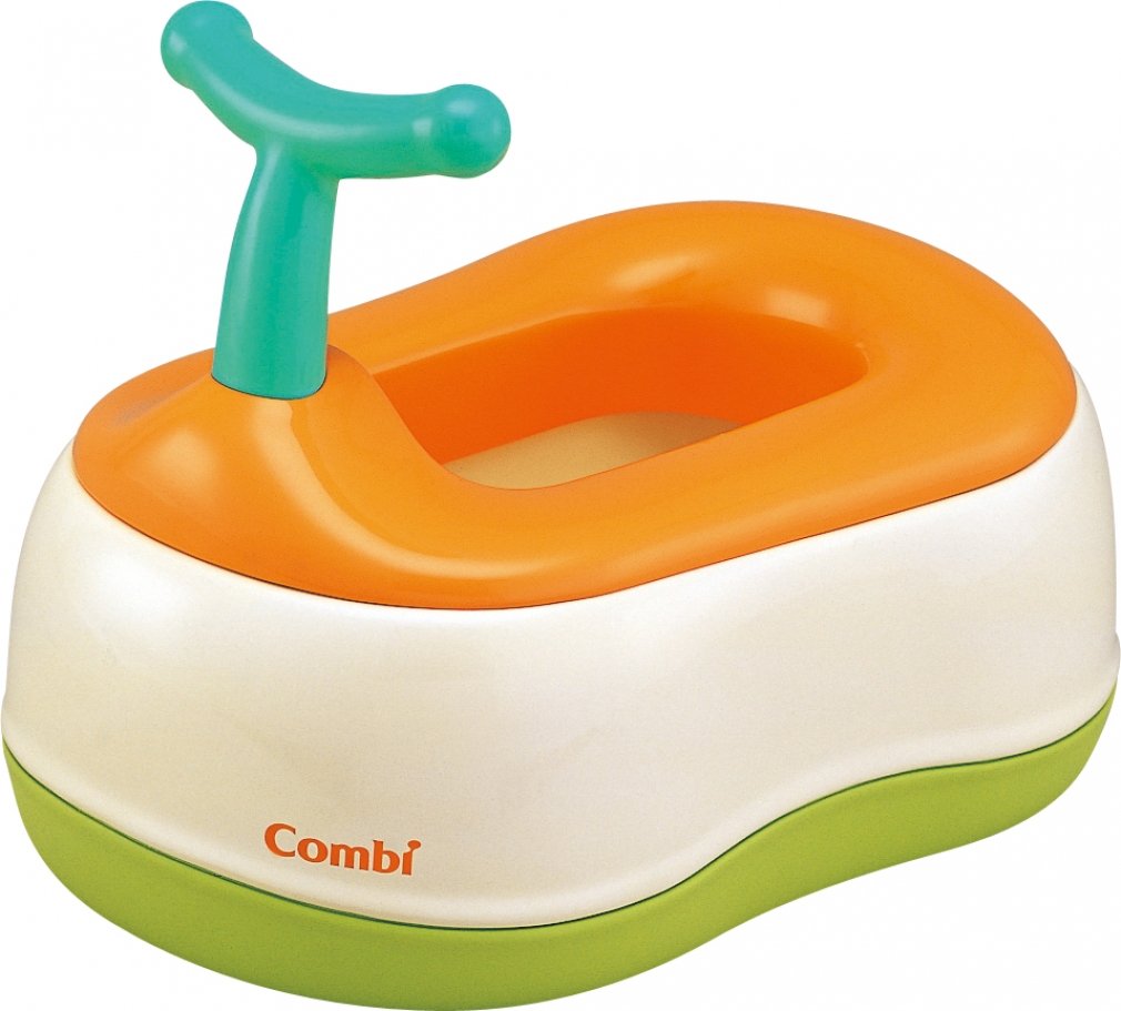 Combi コンビ トイレトレーニング ベビーレーベル おまるでステップ レーベルオレンジ