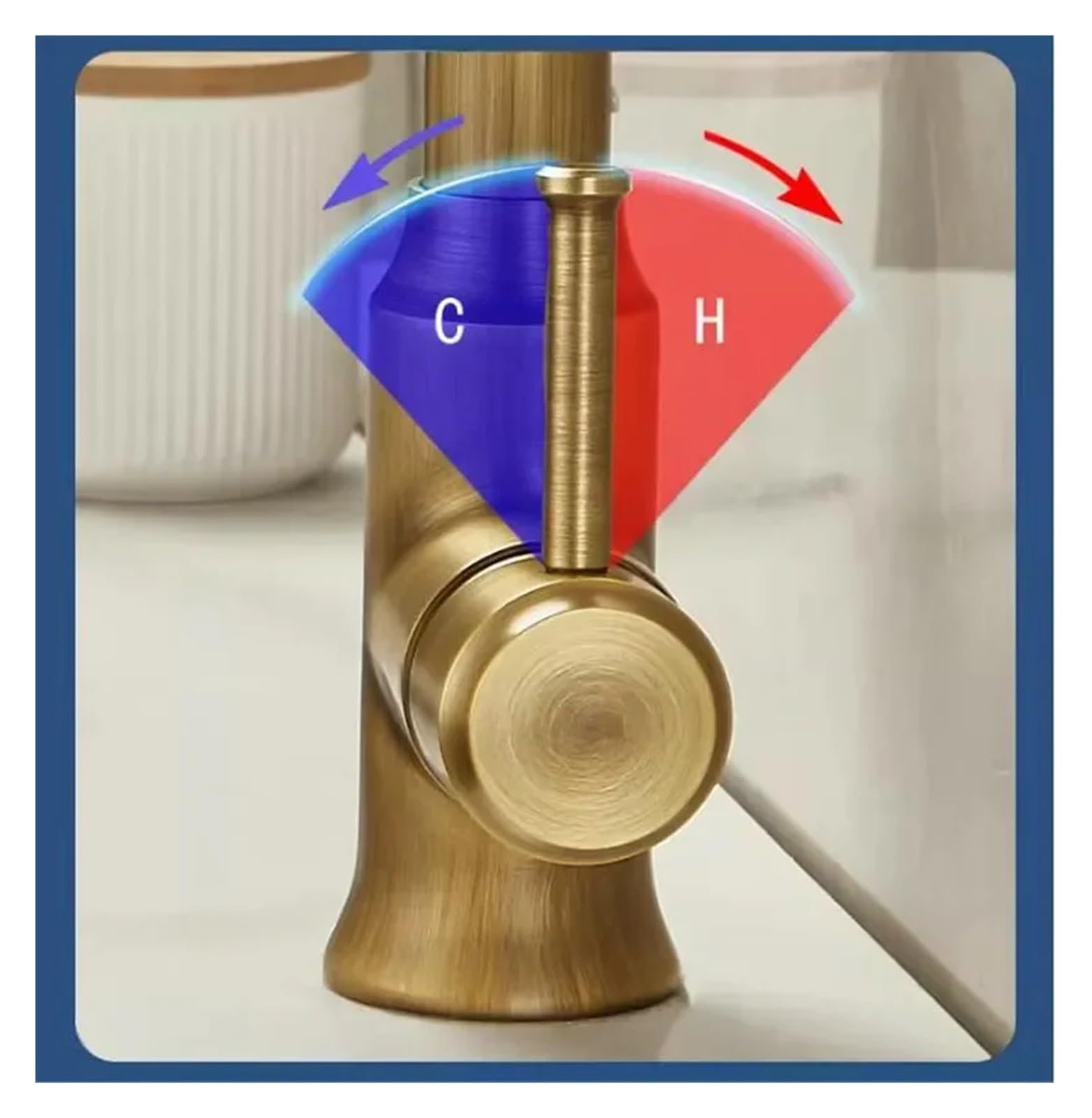 Grifo mezclador para fregadero, grifo de cocina extraíble, giratorio de 360 grados de latón antiguo para un uso fácil, diseño moderno para tu hogar
