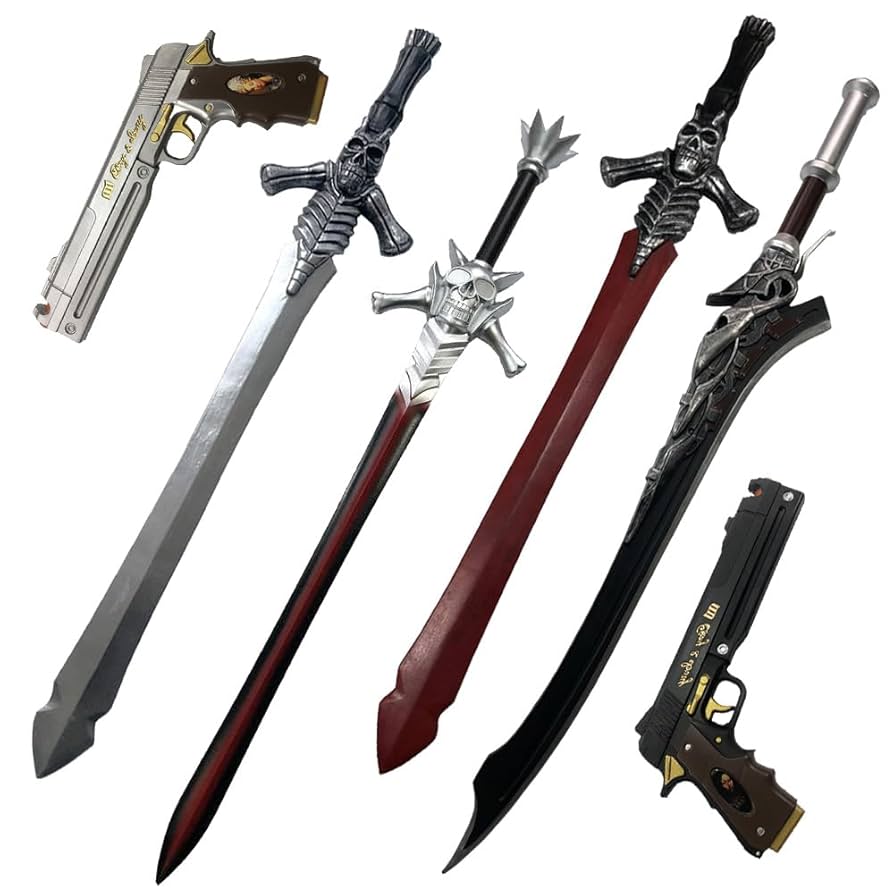 Amazon.co.jp: デビクラ コスプレ道具 刀剣武器 PU製 エボニー