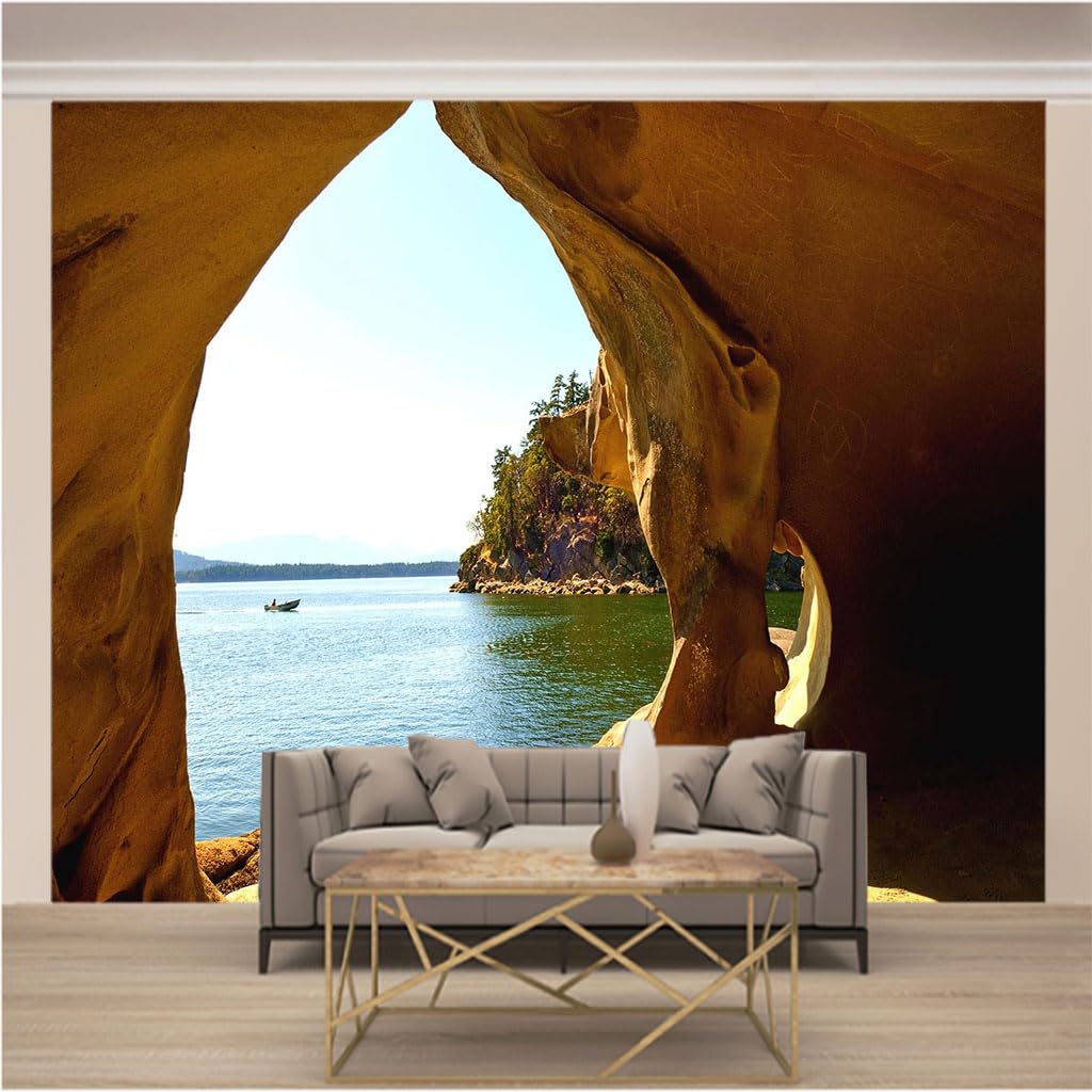 Papier peint intissé 3D effet mural lavable et facile à poser
