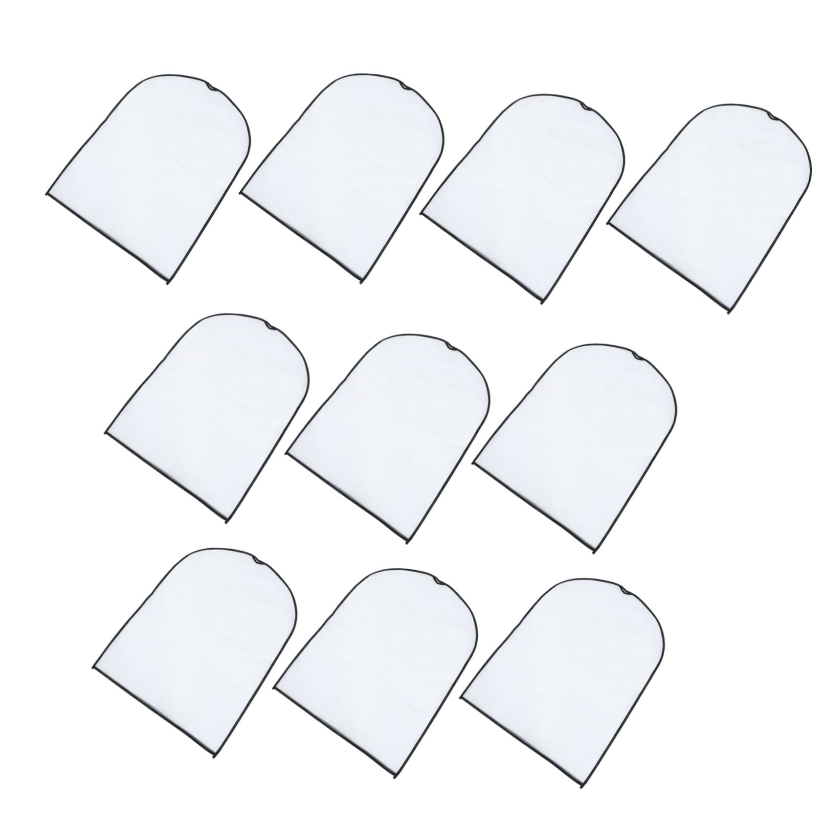 10piezas Bolsa Polvo De Fundas Para Guardar Vestidos y Ropa Funda Para Armario Transparente Para Colgar Ropa Casa o Dormitorio