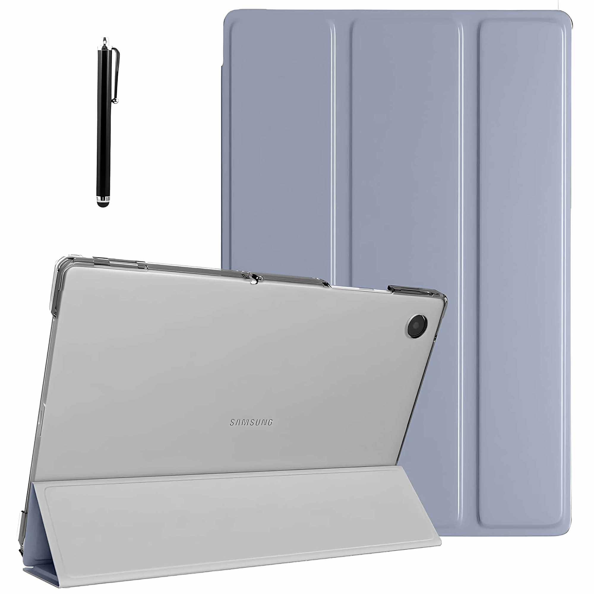 ProElite Cover for Samsung Galaxy Tab A11 Plus 11 inch Case Cover, Smart Flip Case Cover for Samsung Galaxy Tab A11+ 11" Translucent Back with Stylus Pen, Lavender