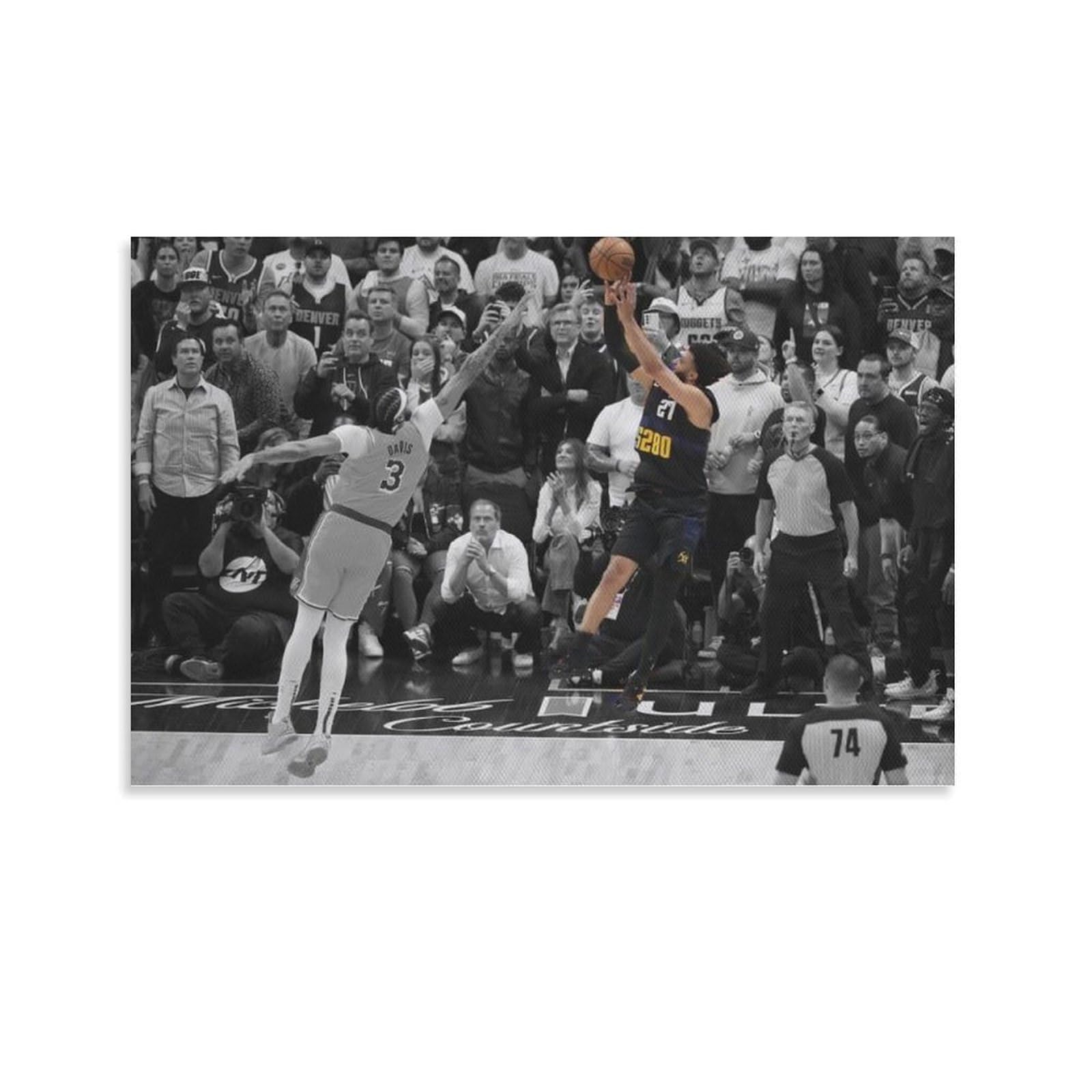 FCOIN Jamal Murray Canvas Poster Painting On Canvas Wall Art Poster Scroll Picture Print Walls Decor Home Posters 20x30inch(50x75cm)