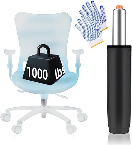 PROFECTUS Repuesto de cilindro de gas para silla de oficina, pistón resistente clase 4, altura ajustable de 5.5 pulgadas, ajuste universal para la