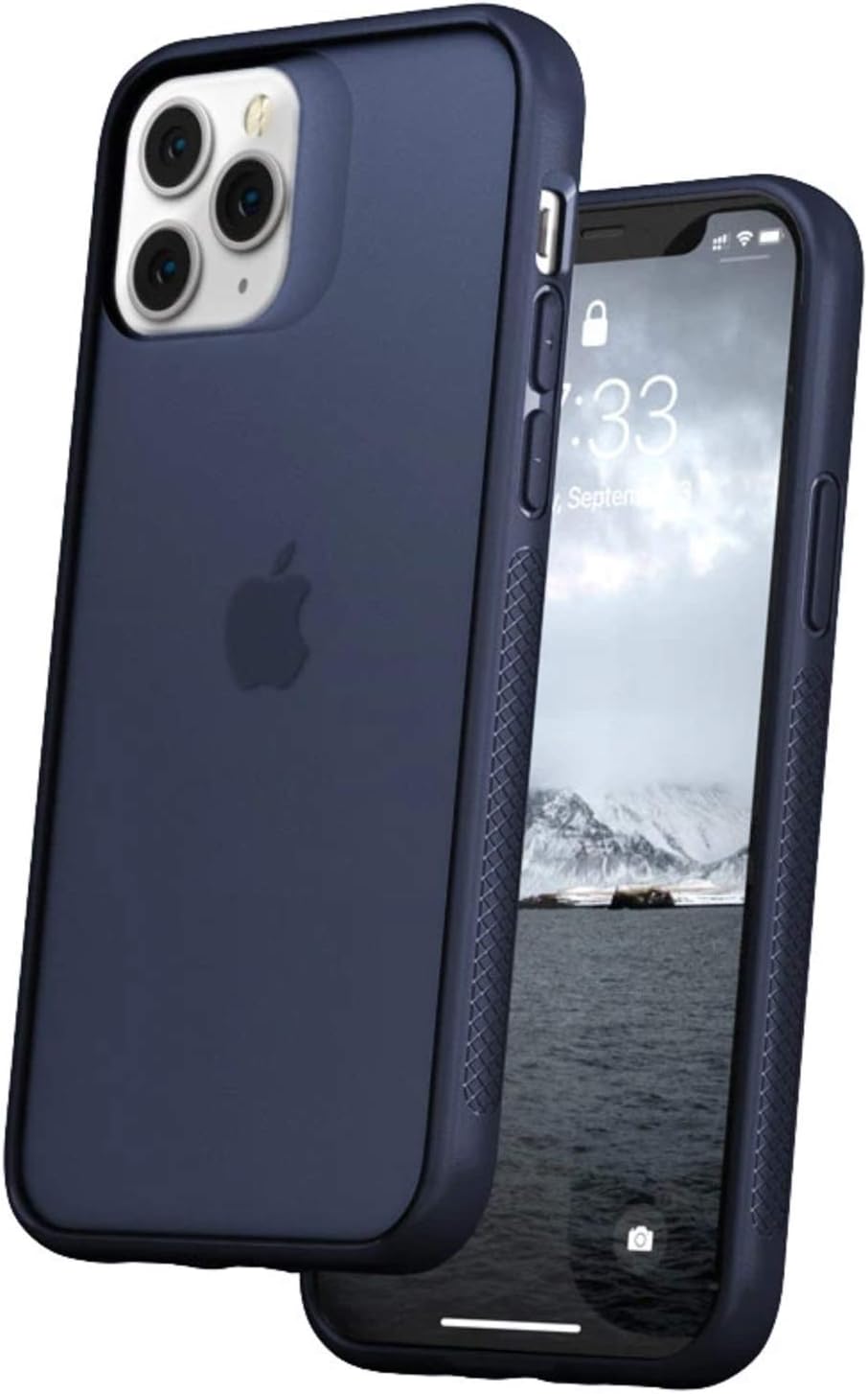 Caudabe Synthesis iPhone 12/12 Pro case [Slim], [Rugged], [Protective] (Navy)
