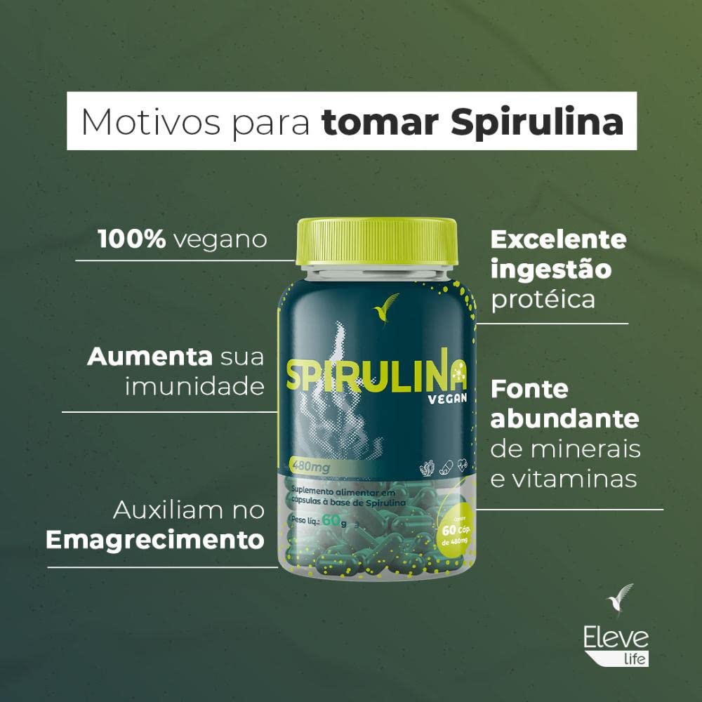 Kit Spirulina 30 dias 60 cáps + Clorella 20 dias 60 cáps em promoção! Veja a oferta e mais achadinhos de Vitaminas & Suplementos 3 Hoje é o melhor dia para comprar Kit Spirulina 30 dias 60 cáps + Clorella 20 dias 60 cáps com aquele preço maroto! Promoção! Aproveite a oferta! 3