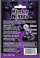 Vista 4 de Creative Conceptions Kinky Night Juego de dados para parejas para adultos. Escenarios estimulantes para tu cita nocturna, se burlan y juegan juntos