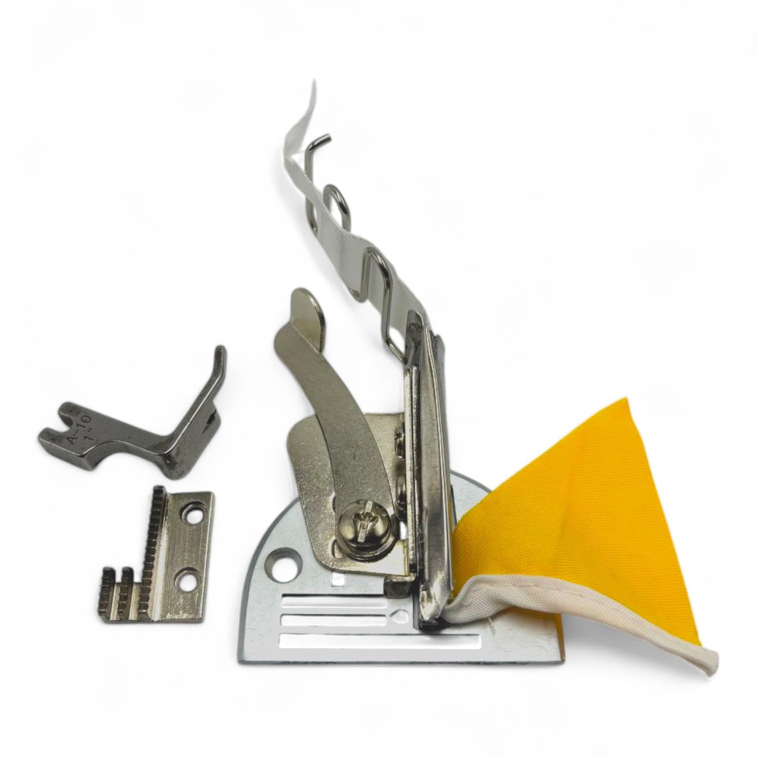 Zenith Steel 26 mm Double Fold Angle Binder A10 for Industrial Sewing Machine Folder Set (Includes Fold Angle Binder, Needle Plate, Pressure Foot, Feed Dog) — Amazon image 11