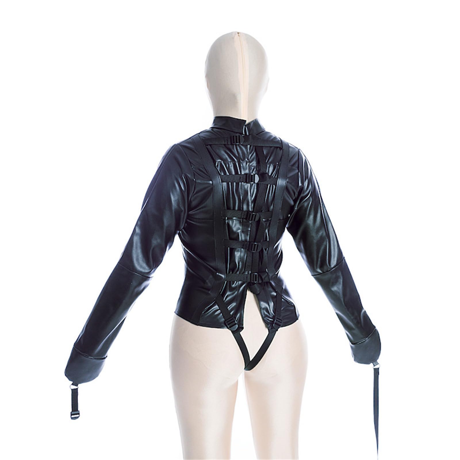 SM Leder Armfesseln Zwangsjacke Kostüm Erotik Dessous Keuschheit Erwachsene Handschellen Restraint System BDSM Arm Bondage Leder Fesselgurte SM Fetisch Sex Toy