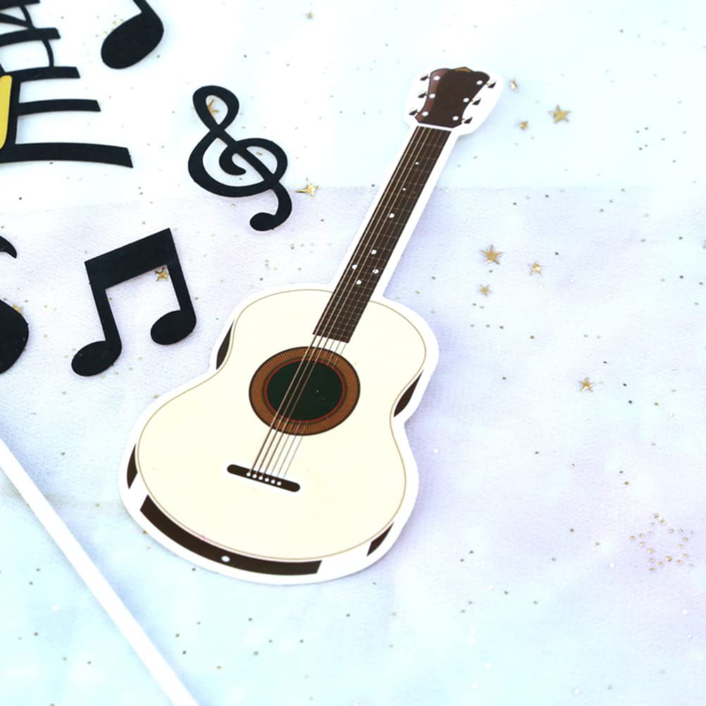 Note Musicali Cupcake Toppers 24 Pezzi - Tema Rockstar, Per Torte, Compleanni, Feste Musicali (Design B) - Foto 11