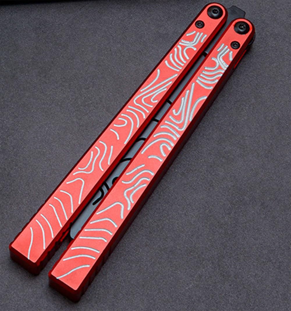 Bâton D'entraînement à Double Pivot – Poignée Alu 6061, Système De Bagues Avec Rondelle Cuivre, Décapsuleur Intégré, Rouge, 248 Mm, 115 G