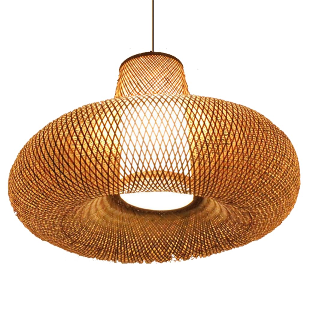 Lightfixture Industrial Bedroom de mimbre grande tipo farol 8