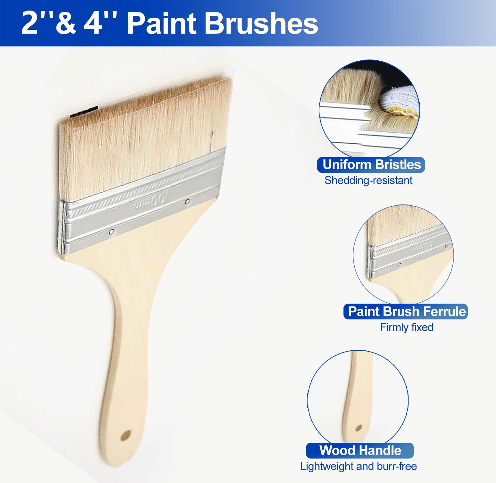 Rodillo para pintar Pinceles y rodillos para pintar, suministros de pintores para mejoras del hogar para gabinetes con pincel, rodillos