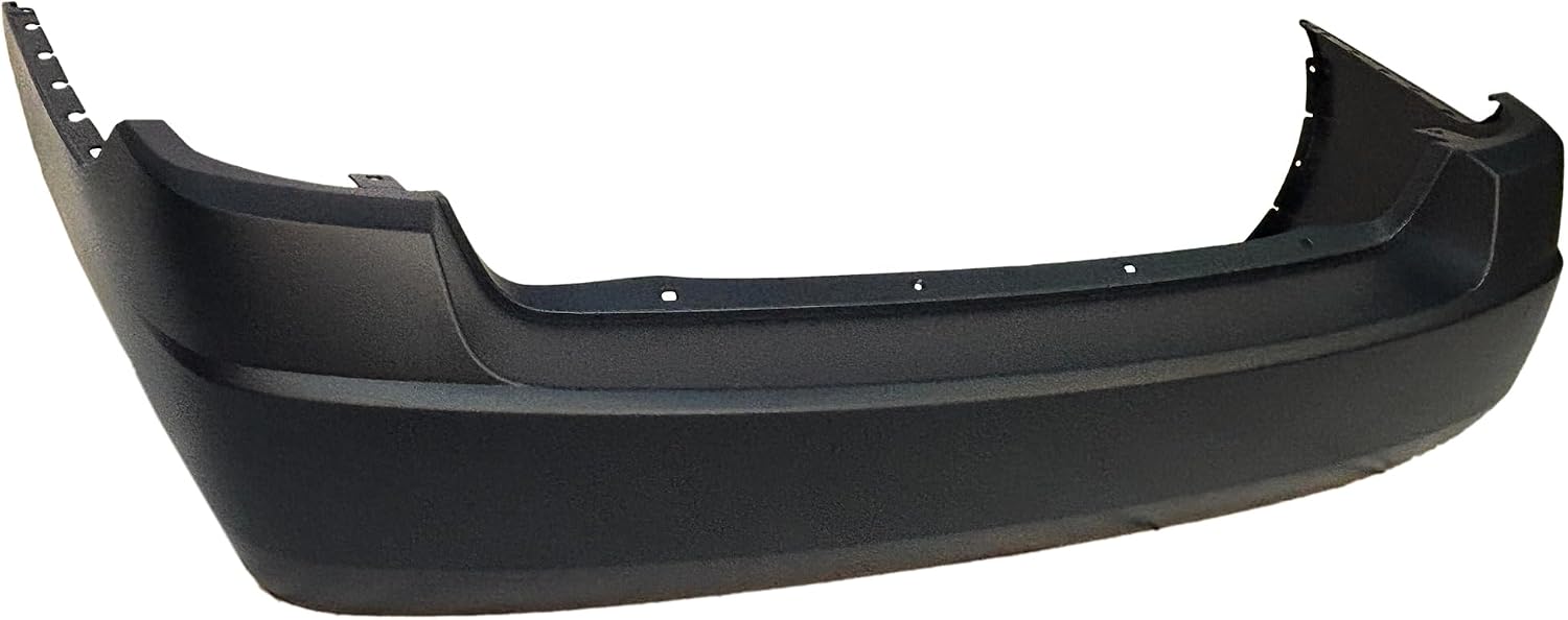 FitParts Compatible With Rear Bumper Cover 2004 2005 2006 2007 2008 Chevrolet Malibu Base LS LT LTZ. W/o Tow Hook Hole. W/o Parking Aid Sensor Holes. GM1100679