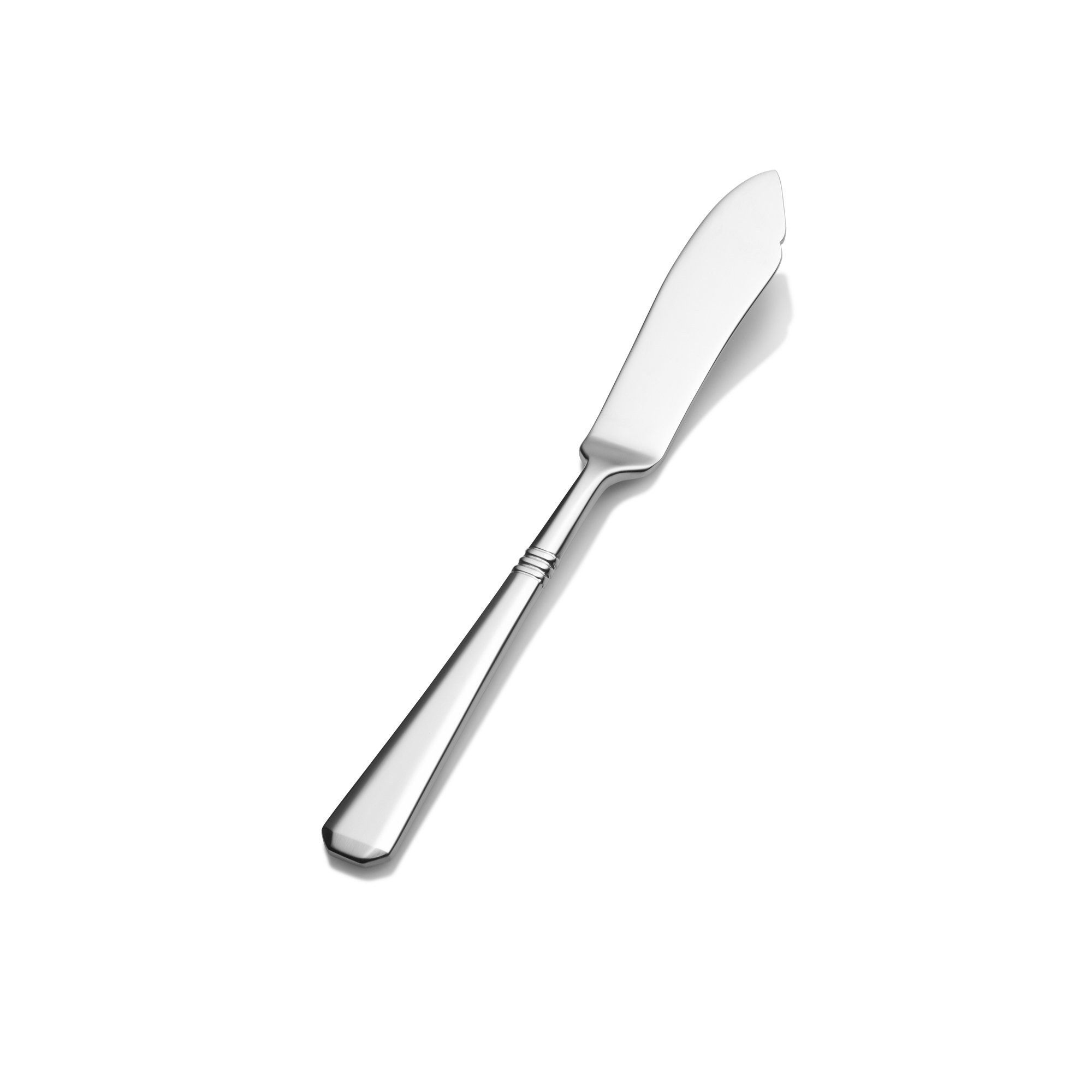 Bon ChefS3413 Stainless Steel 18/8 Cordoba Butter Spreader, 8-1/32" Length (Pack of 12)