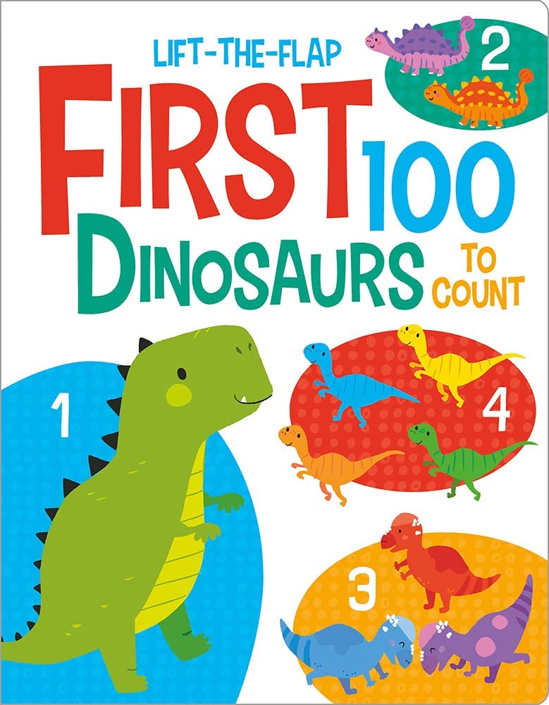 First 100 Dinosaurs Board Book by Kit Elliot (Lift-the-Flaps)  A R | Elliot Kit